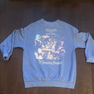 Blue Graphic Sweater